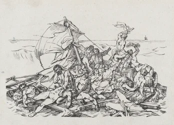 Schipbreuk van de Meduse, 1820