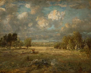 Platteland in Picardië