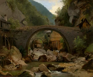 Bergstroom in de Auvergne, 1830