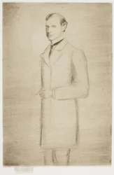 Portret van Walter Dowdeswell, Esq.