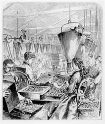 Geautomatiseerde munitiefabriek in Bridgeport, Connecticut