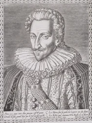 Henri IV (1553-1610) als koning van Navarra, 1589