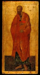 De Apostel Paulus. Icoon van de Deesis Iconostase, laatste kwart van de 14e eeuw
