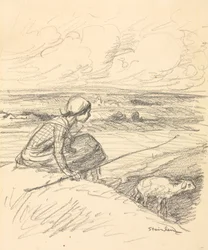 De herderin