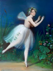 Portret van Carlotta Grisi in Giselle, 1841