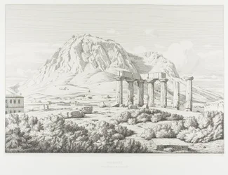 Korinthe: Tempel van Neptunus en het Acrocorint
