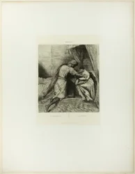 Hij Verstikt Haar, plaat dertien uit Othello