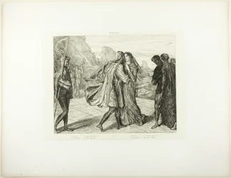 O Mijn Schone Krijger!, plaat 5 (akte 2, scène 1) uit Othello