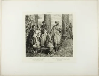 Ze hield van me om de gevaren die ik had doorstaan, plaat 3 (act 1, scène 3) uit Othello