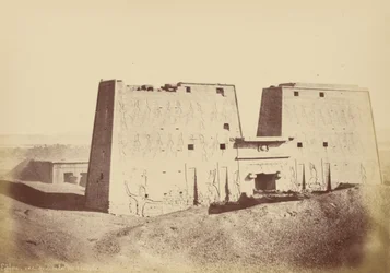 Overzicht van de Tempel van Edfu