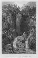 Dungeon Gill, Westmorland (gravure)