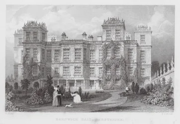 Hardwick Hall, Derbyshire (gravure)