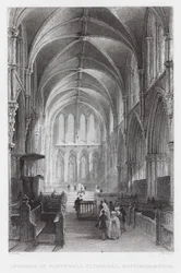 Interieur van Southwell Cathedral, Nottinghamshire