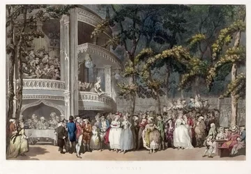 Vauxhall Gardens, Londen in de 18e eeuw
