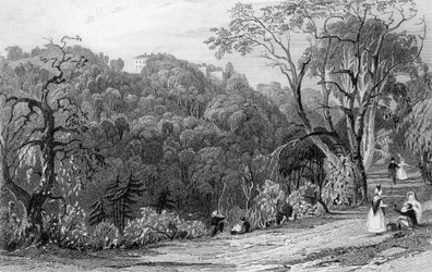 Kasteel Eden Hall, Durham, 1833