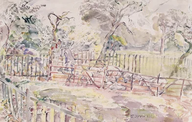 Schapen dopen, New Street, Ridley, 1941
