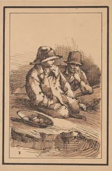 Rustieke figuren: Twee jongens, 1801