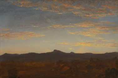 Studie voor "Catskill Creek", ca. 1844-5