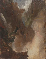 Studie voor een scène uit Lord Byron