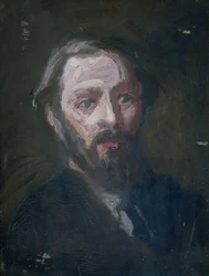 Portret van de beeldhouwer Pier Pander