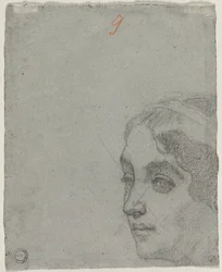 Hoofd van een Vrouw (verso)