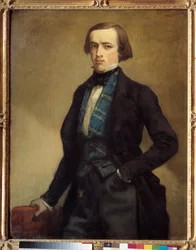 Portret van Adolphe Moreau (1800-1859), vader van Etienne Moreau-Nelaton