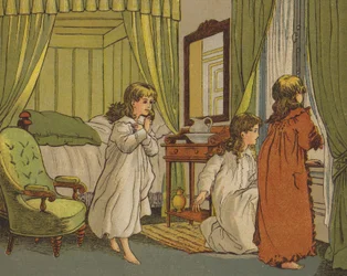 Boulogne: het hotel (kleur litho)