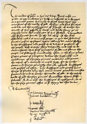 Episcopale verklaring van aartsbisschop Crammer en zeven andere Engelse bisschoppen, c1537