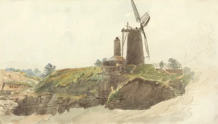 Landschap met Windmolen