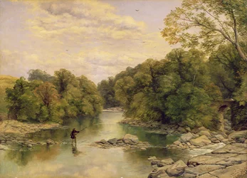 De rivier de Tees bij Rokeby, Yorkshire, c.1860