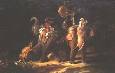 Tijgerjacht in Oost-Indië