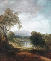 Een glimp van een rivier