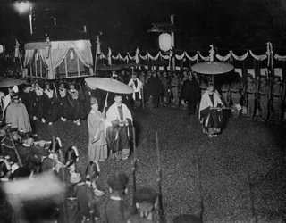 Begrafenis van de Mikado, september 1912