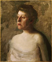 Een zangeres (mevrouw W.H. Bowden)