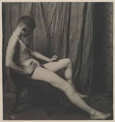 Naakt van Bill Duckett, bij de Art Students’ League van Philadelphia