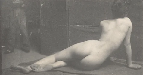 [Vrouwelijk Naakt van Achteren], ca. 1889