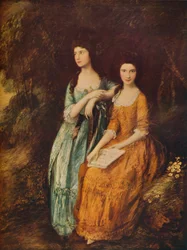 Elizabeth en Mary Linley, c1772