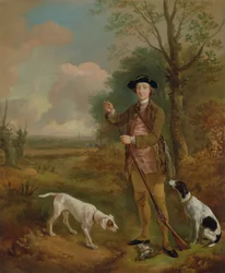 Majoor John Dade (1726-1811) van Tannington, Suffolk, ca. 1755