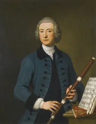 Portret van Lewis Christian Austin Granom, 1743