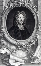 Samuel Clarke, gegraveerd door Jacobus Houbraken, ca. 1737-48
