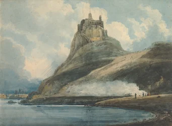 Lindisfarne Kasteel, Heilig Eiland, Northumberland, 1796-97
