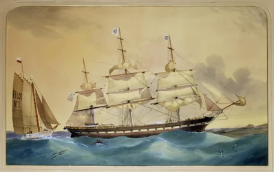 De clipper zeilboot 