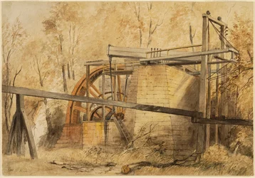 Het waterrad, Beamish Colliery