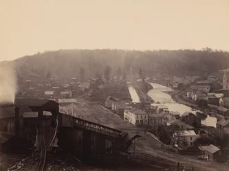 Archbald, Del.  Hudson Canal Co, ca. 1863-1865 (foto)