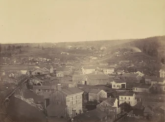 Honesdale, Sectie 3, Del.  Hudson Canal Co, ca. 1863-1865 (foto)