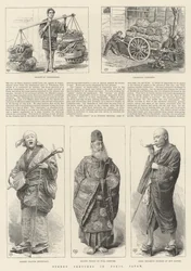 Straatschetsen in Tokio, Japan