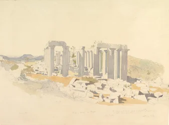 De Tempel van Apollo bij Bassae, 1843
