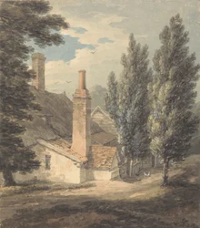 De achterkant van een boerderij