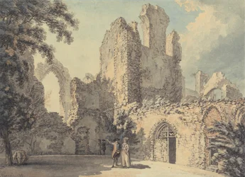 De ruïnes van Leiston Abbey