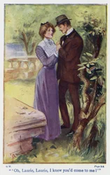 Illustratie voor Goede Vrouwen door Louisa M Alcott (kleurenlitho)